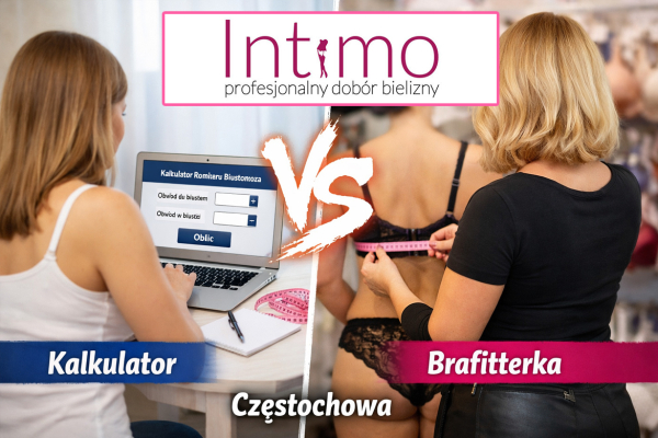 Jak dobrać rozmiar biustonosza? Kalkulator vs. Brafitterka Częstochowa