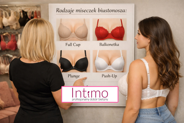 Rodzaje miseczek biustonosza